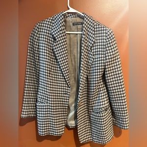 Giorgio Armani checked vintage suit jacket